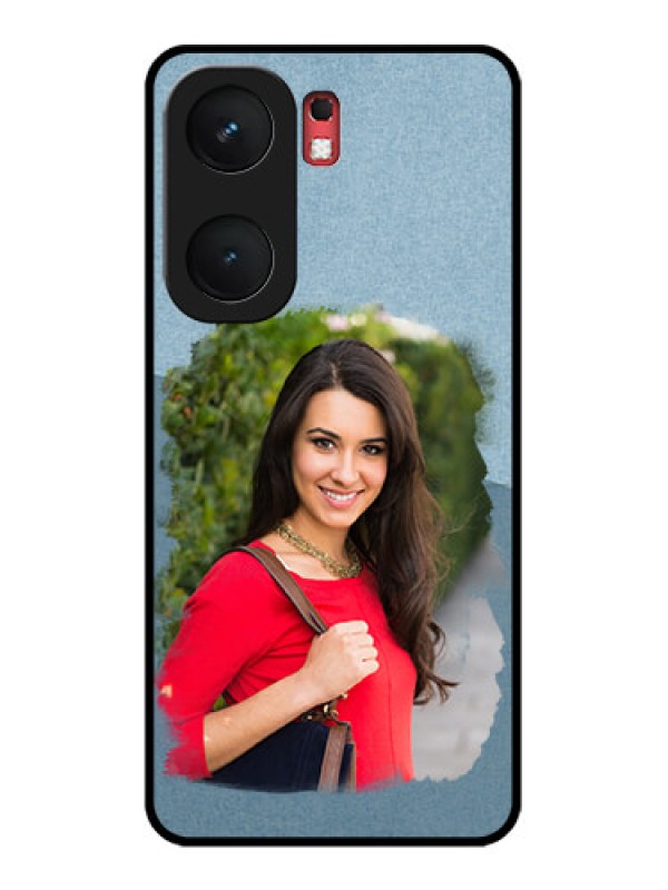 Custom iQOO Neo 9 Pro 5G Custom Glass Phone Case - Grunge Line Art Design