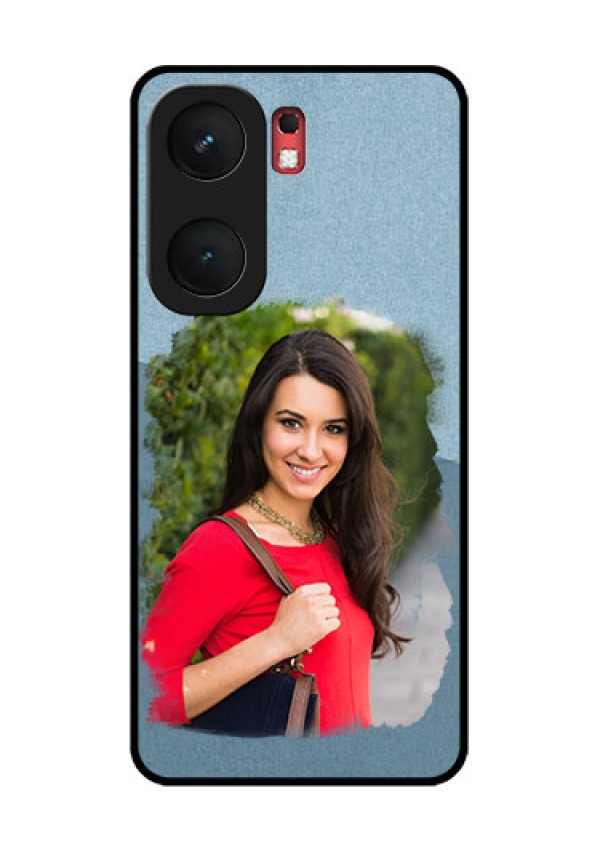 iQOO Neo 9 Pro 5G Custom Glass Phone Case - Grunge Line Art Design