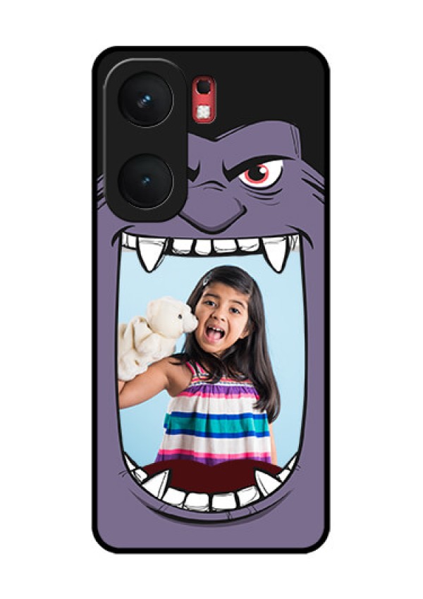 iQOO Neo 9 Pro 5G Custom Glass Phone Case - Angry Monster Design
