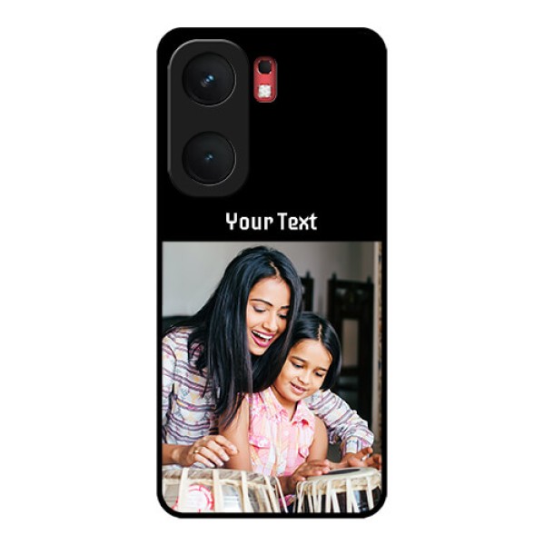 iQOO Neo 9 Pro 5G Custom Glass Phone Case - Photo With Name Design
