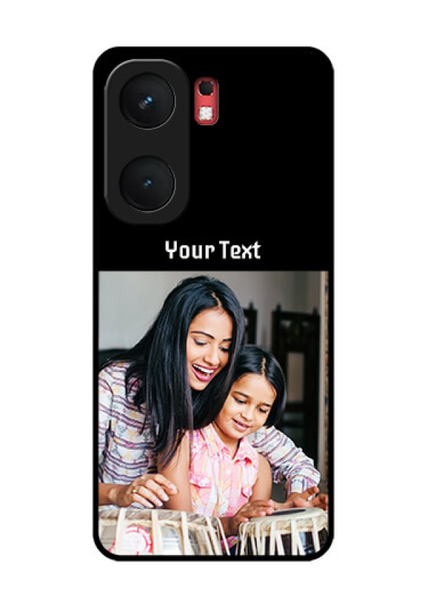 iQOO Neo 9 Pro 5G Custom Glass Phone Case - Photo With Name Design