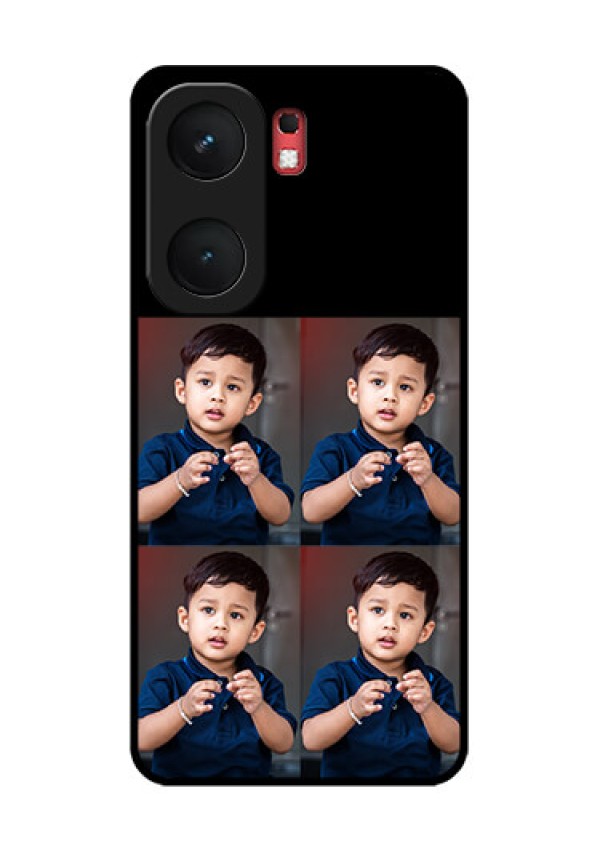 iQOO Neo 9 Pro 5G Custom Glass Phone Case - 4 Image Holder Design
