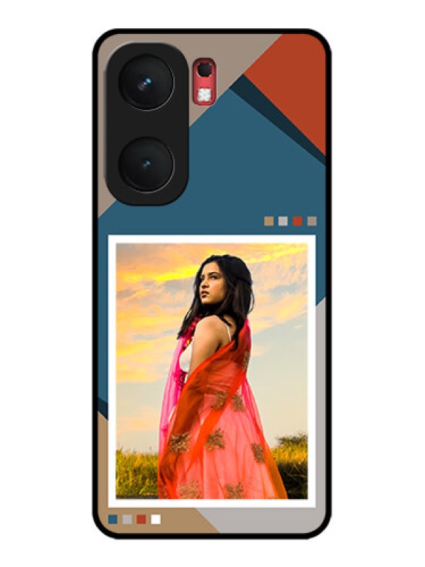 Custom iQOO Neo 9 Pro 5G Custom Glass Phone Case - Retro Color Pallet Design