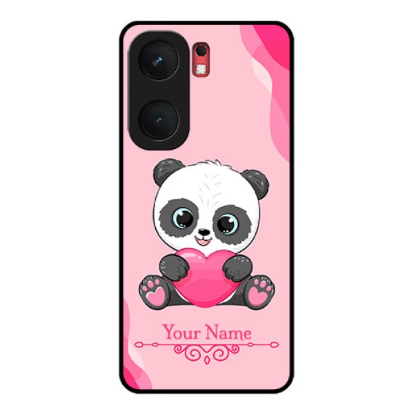 iQOO Neo 9 Pro 5G Custom Glass Phone Case - Cute Panda Design