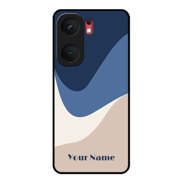 iQOO Neo 9 Pro 5G Custom Glass Phone Case - Abstract Drip Art Design