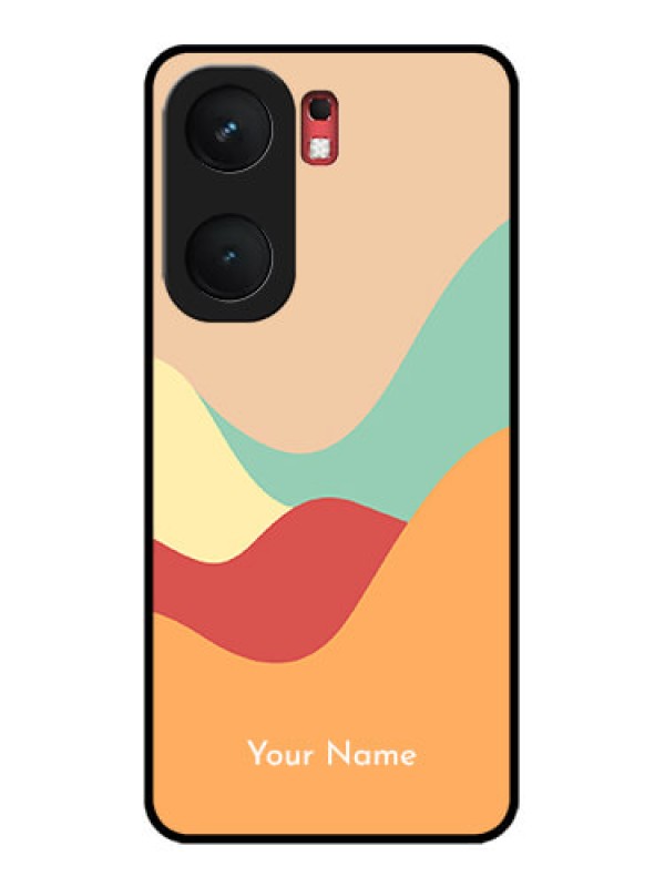 Custom iQOO Neo 9 Pro 5G Custom Glass Phone Case - Ocean Waves Multi - Colour Design