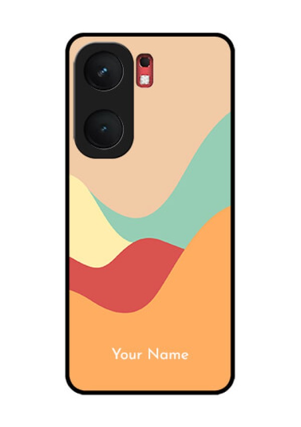 iQOO Neo 9 Pro 5G Custom Glass Phone Case - Ocean Waves Multi - Colour Design