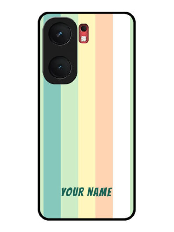 Custom iQOO Neo 9 Pro 5G Custom Glass Phone Case - Multi - Colour Stripes Design
