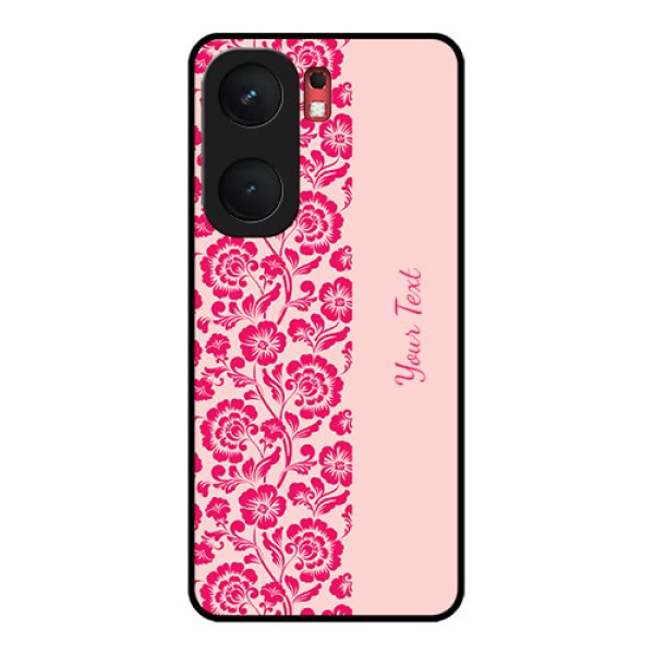 iQOO Neo 9 Pro 5G Custom Glass Phone Case - Attractive Floral Pattern Design iQOO Neo 9 Pro 5G Custom Glass Phone Case - Attractive Floral Pattern Design