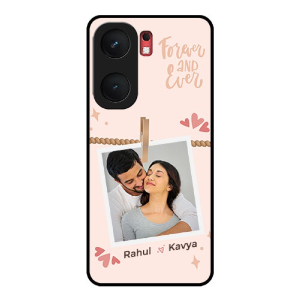 iQOO Neo 9 Pro 5G Custom Glass Phone Case - Forever And Ever Love Design iQOO Neo 9 Pro 5G Custom Glass Phone Case - Forever And Ever Love Design