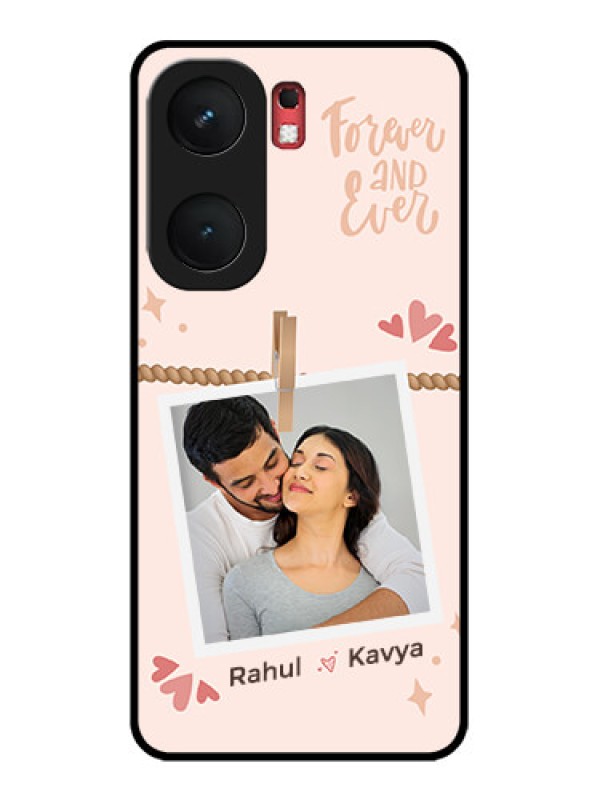 Custom iQOO Neo 9 Pro 5G Custom Glass Phone Case - Forever And Ever Love Design