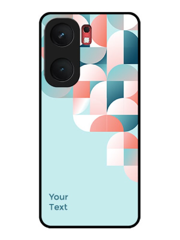 Custom iQOO Neo 9 Pro 5G Custom Glass Phone Case - Stylish Semi - Circle Pattern Design