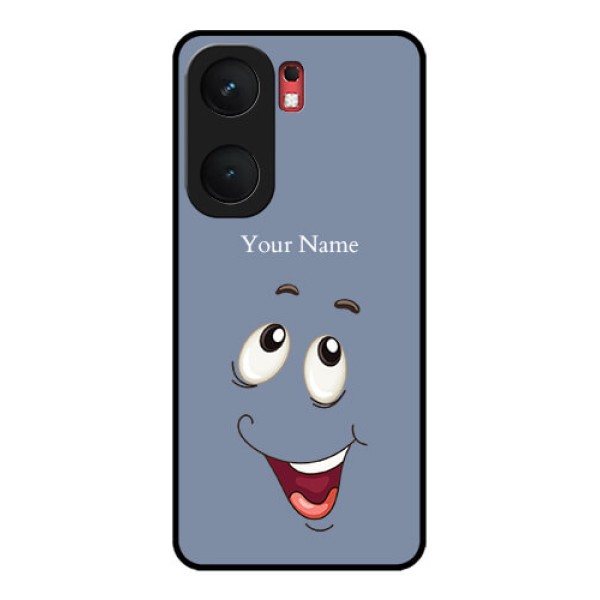 iQOO Neo 9 Pro 5G Custom Glass Phone Case - Laughing Cartoon Face Design iQOO Neo 9 Pro 5G Custom Glass Phone Case - Laughing Cartoon Face Design