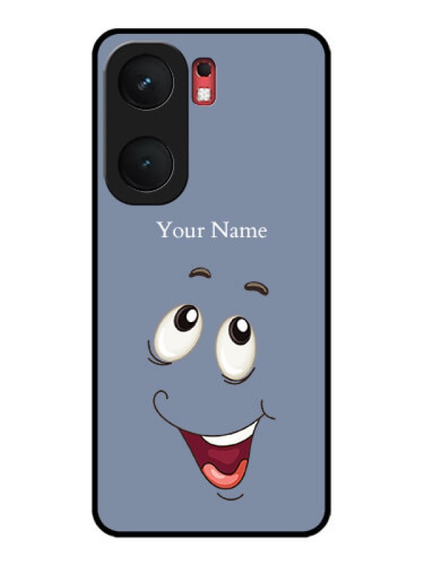 Custom iQOO Neo 9 Pro 5G Custom Glass Phone Case - Laughing Cartoon Face Design