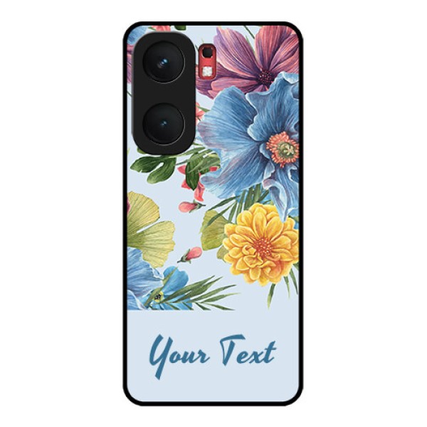 iQOO Neo 9 Pro 5G Custom Glass Phone Case - Stunning Watercolored Flowers Painting Design iQOO Neo 9 Pro 5G Custom Glass Phone Case - Stunning Watercolored Flowers Painting Design
