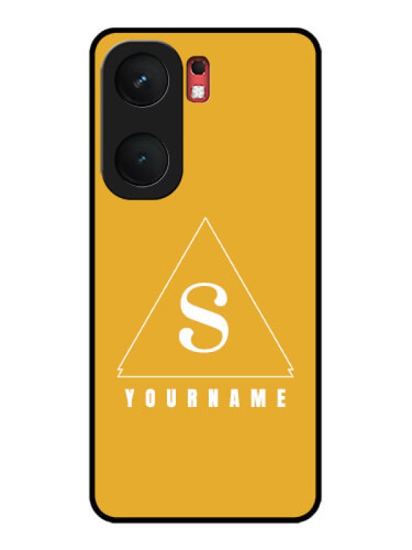 Custom iQOO Neo 9 Pro 5G Custom Glass Phone Case - Simple Triangle Design