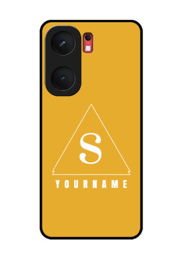 iQOO Neo 9 Pro 5G Custom Glass Phone Case - Simple Triangle Design