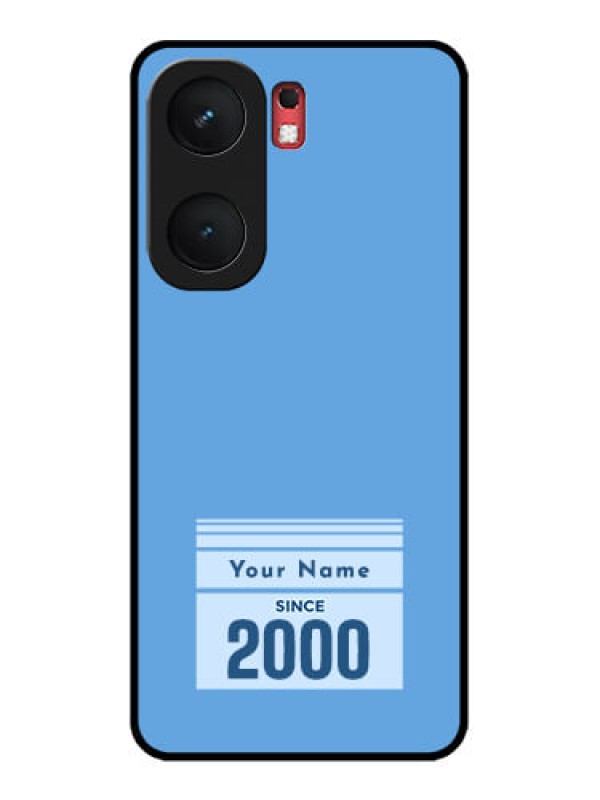 Custom iQOO Neo 9 Pro 5G Custom Glass Phone Case - Custom Year Of Birth Design