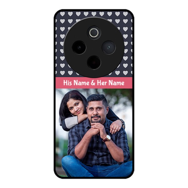 iQOO Z10 5G Custom Glass Phone Case - Love Symbols Design