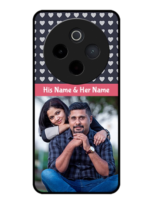 Custom iQOO Z10 5G Custom Glass Phone Case - Love Symbols Design