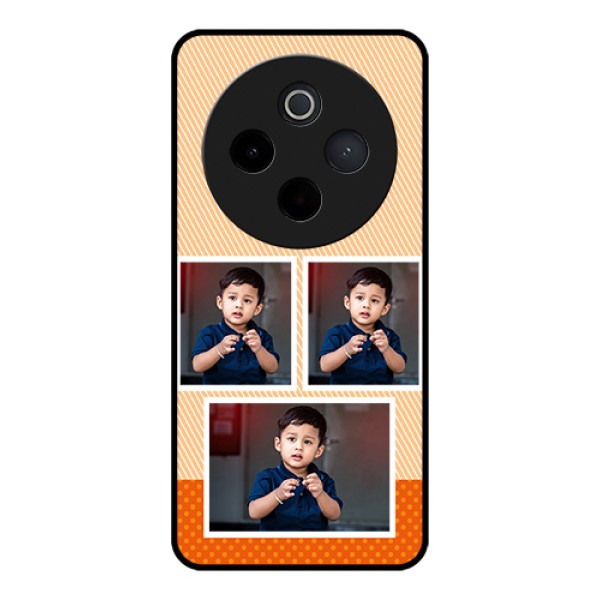iQOO Z10 5G Custom Glass Phone Case - Bulk Photos Upload Design