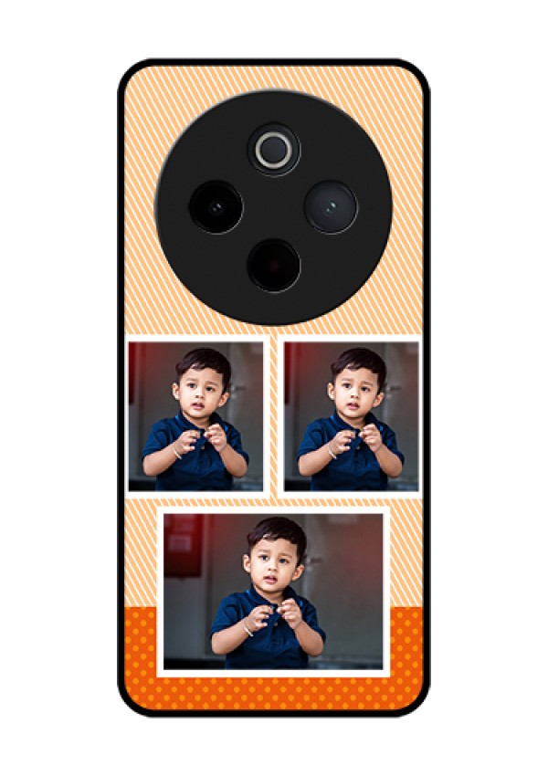 iQOO Z10 5G Custom Glass Phone Case - Bulk Photos Upload Design