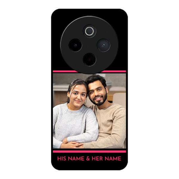 iQOO Z10 5G Custom Glass Phone Case - With Add Text Design