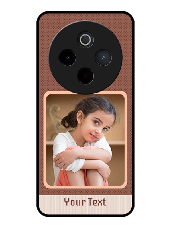 Custom iQOO Z10 5G Custom Glass Phone Case - Simple Pic Upload Design