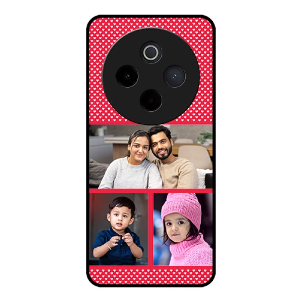 iQOO Z10 5G Custom Glass Phone Case - Bulk Photo Upload Design iQOO Z10 5G Custom Glass Phone Case - Bulk Photo Upload Design