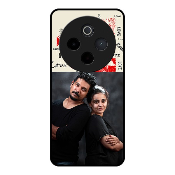 iQOO Z10 5G Custom Glass Phone Case - Trendy Love Design Case