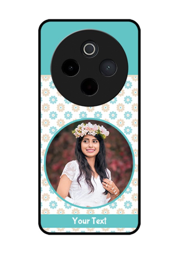 iQOO Z10 5G Custom Glass Phone Case - Beautiful Flowers Design