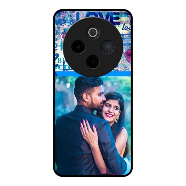 iQOO Z10 5G Custom Glass Phone Case - Colorful Love Design