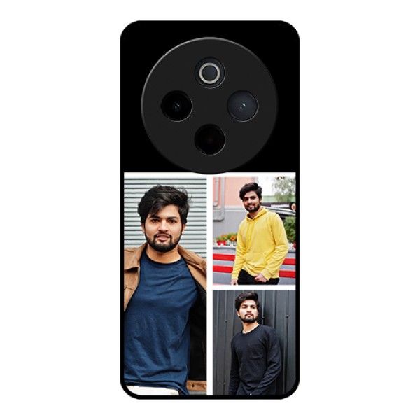 iQOO Z10 5G Custom Glass Phone Case - Upload Multiple Picture Design