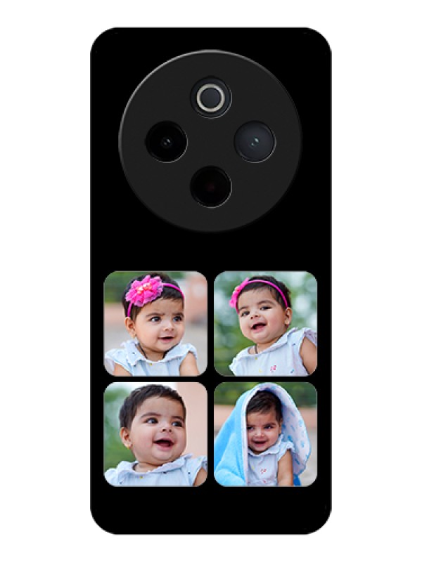 Custom iQOO Z10 5G Custom Glass Phone Case - Multiple Pictures Design