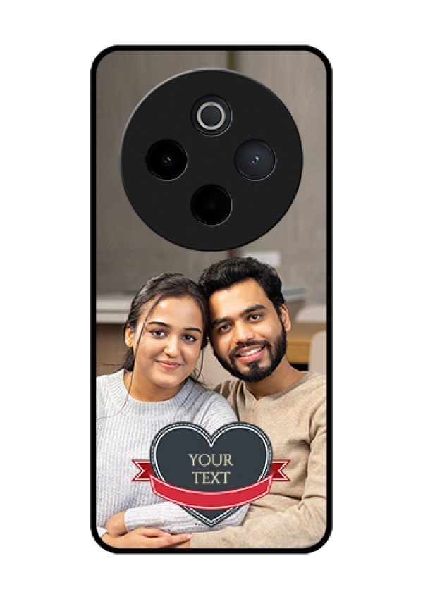 iQOO Z10 5G Custom Glass Phone Case - Just Married Couple Design