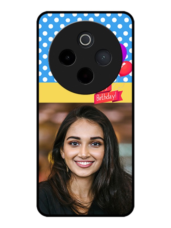 Custom iQOO Z10 5G Custom Glass Phone Case - Happy Birthday Design