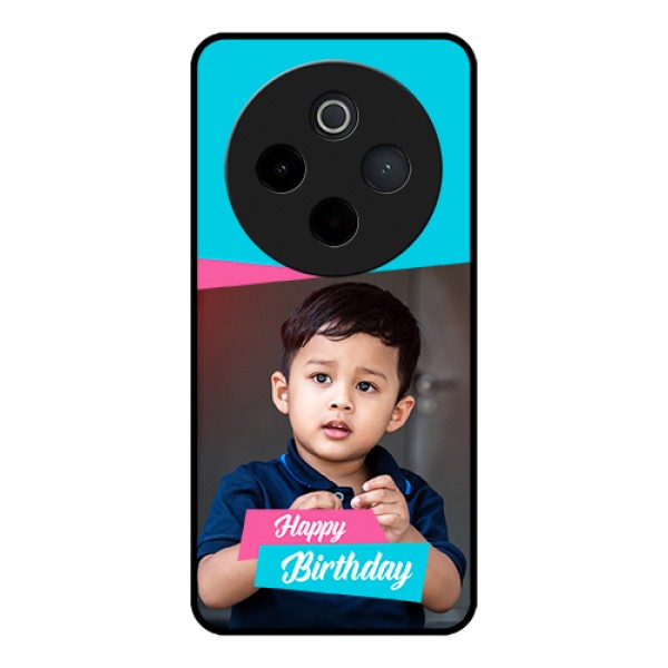 iQOO Z10 5G Custom Glass Phone Case - Image Holder With 2 Color Design iQOO Z10 5G Custom Glass Phone Case - Image Holder With 2 Color Design