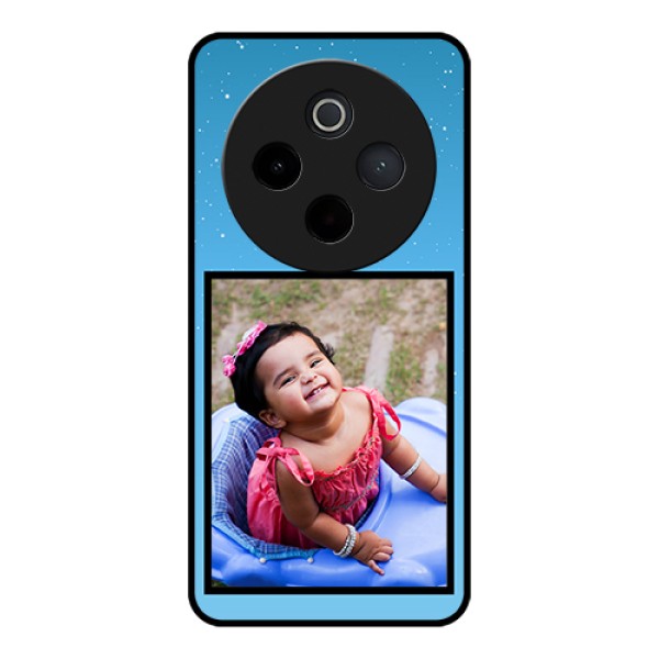 iQOO Z10 5G Custom Glass Phone Case - Wave Pattern Colorful Design