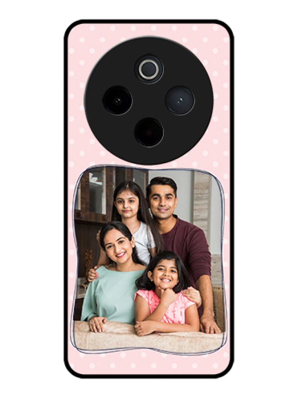 Custom iQOO Z10 5G Custom Glass Phone Case - Family With Dots Design