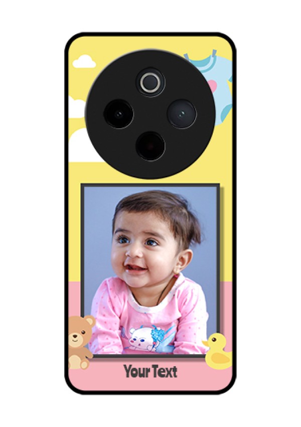 iQOO Z10 5G Custom Glass Phone Case - Kids 2 Color Design