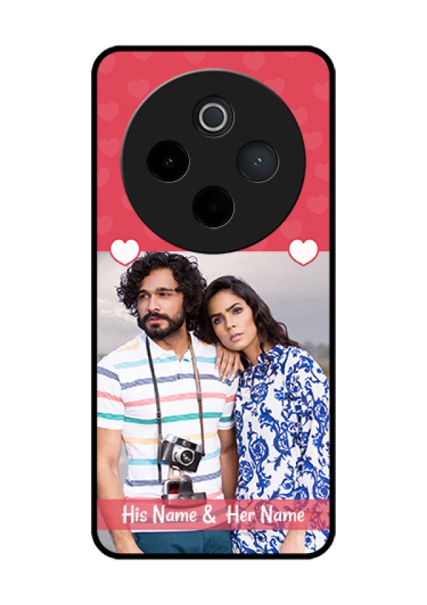 iQOO Z10 5G Custom Glass Phone Case - Simple Love Design