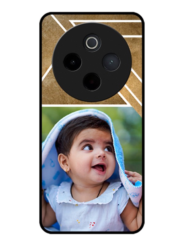 Custom iQOO Z10 5G Custom Glass Phone Case - Gradient Abstract Texture Design