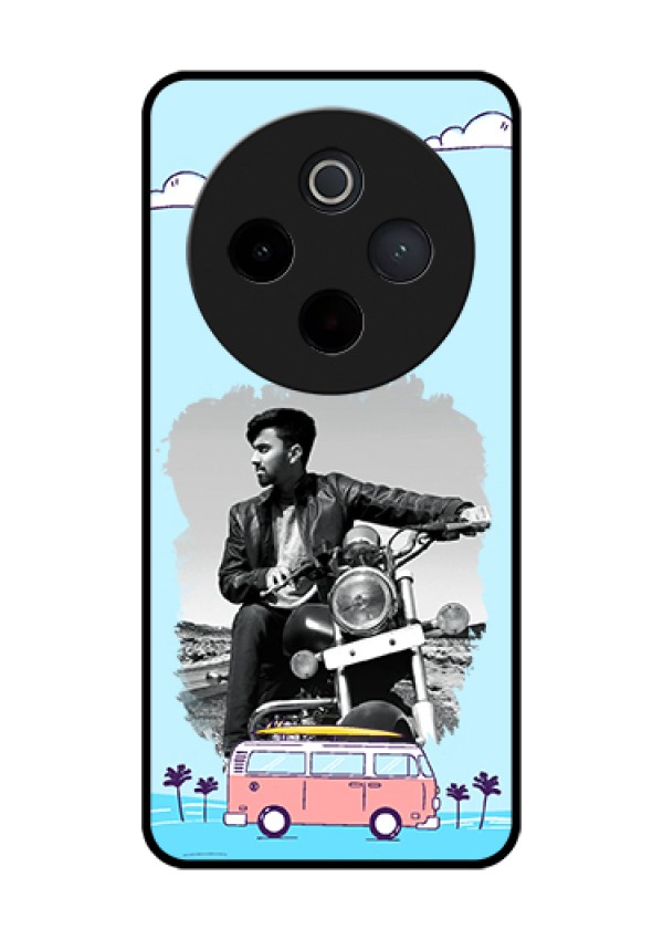 iQOO Z10 5G Custom Glass Phone Case - Travel & Adventure Design