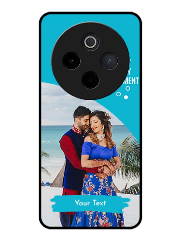 Custom iQOO Z10 5G Custom Glass Phone Case - Happy Moment Design