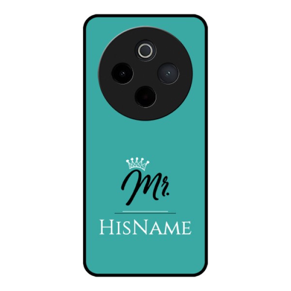 iQOO Z10 5G Custom Glass Phone Case - Mr With Name Design