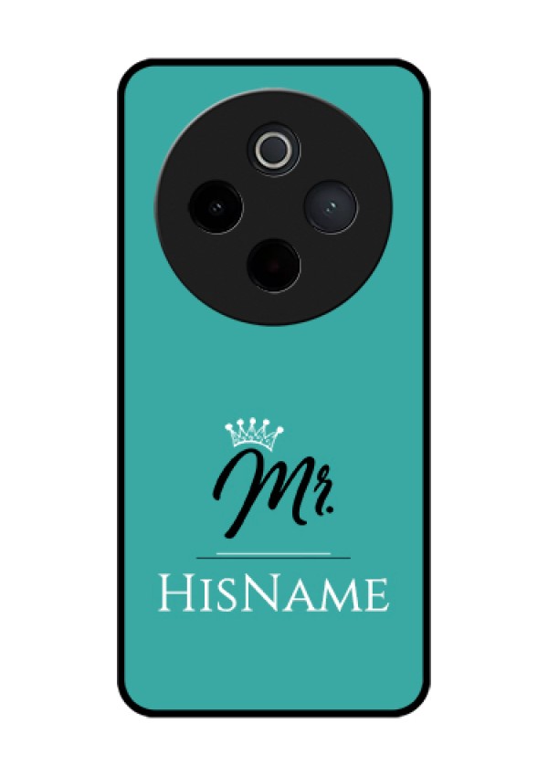 iQOO Z10 5G Custom Glass Phone Case - Mr With Name Design