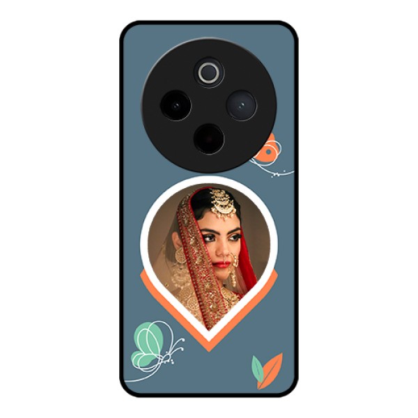 iQOO Z10 5G Custom Glass Phone Case - Droplet Butterflies Design