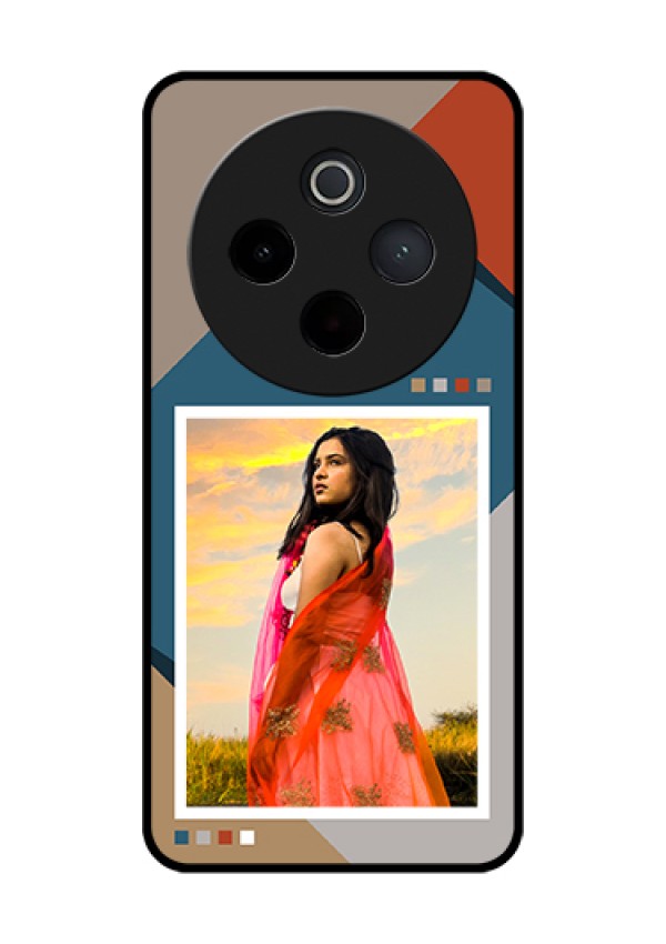 iQOO Z10 5G Custom Glass Phone Case - Retro Color Pallet Design