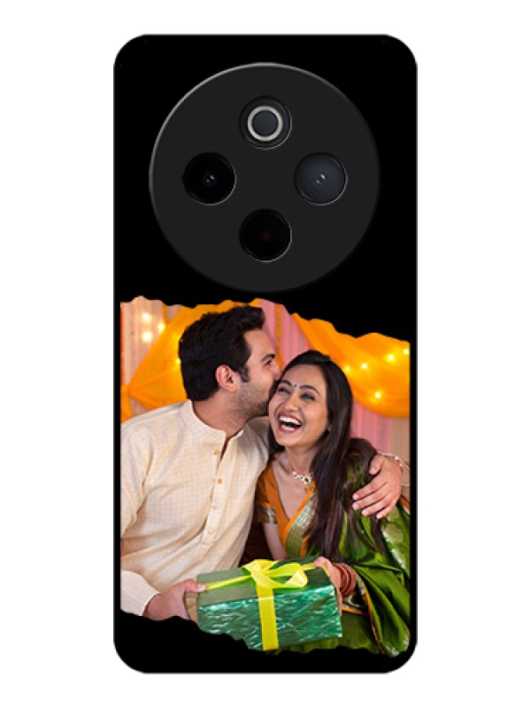 Custom iQOO Z10 5G Custom Glass Phone Case - Tear - Off Design