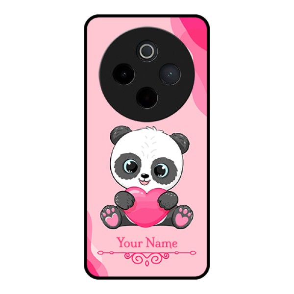 iQOO Z10 5G Custom Glass Phone Case - Cute Panda Design
